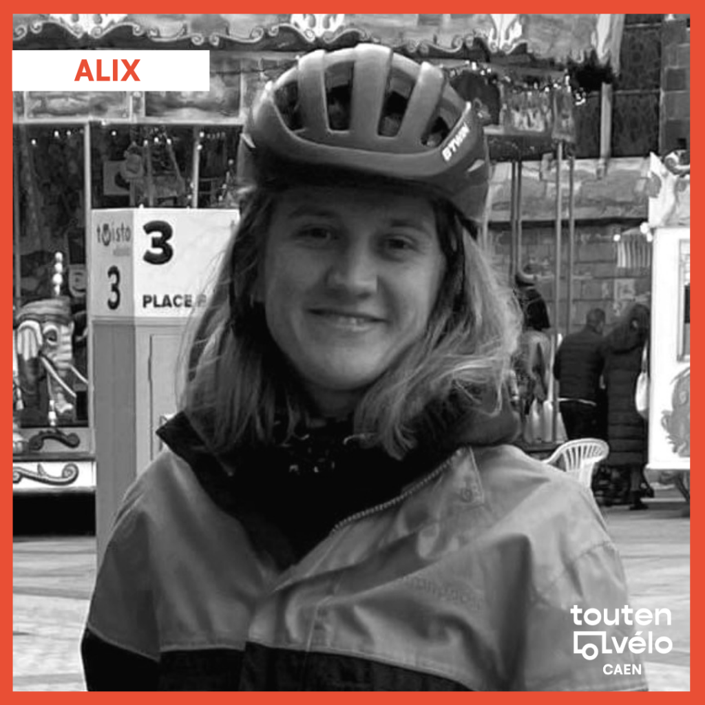 Portrait de cyclo logisticienne